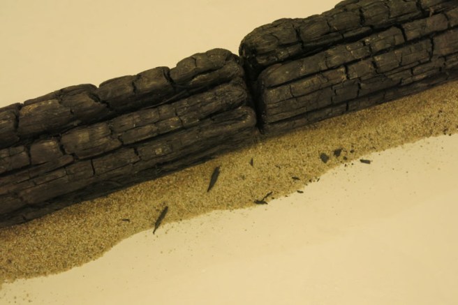 Catalin Burcea, The First and the Last Step (detail), installation at Victoria Art Center