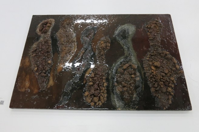 Vlad Basarab, Earth People No. 1, mixed media