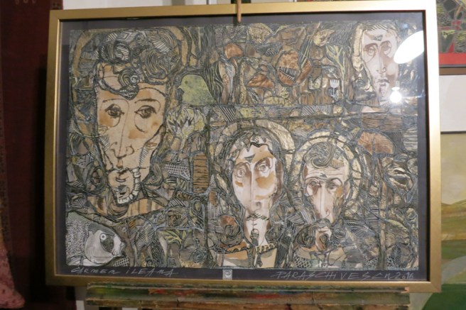 Carmen Paraschivescu, Spiritual Bucharest (mixed media work)