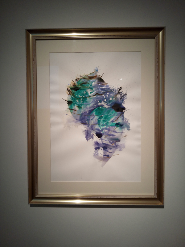 Watercolor by Ana Nicoara, personal exhibition at AnnArt Gallery, Bucharest