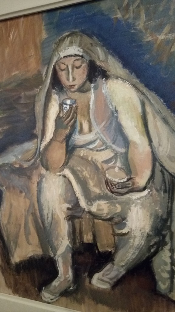Detail of Tataroaica (Tartar Woman), by Iosif Iser, at Zambaccian Museum in Bucharest