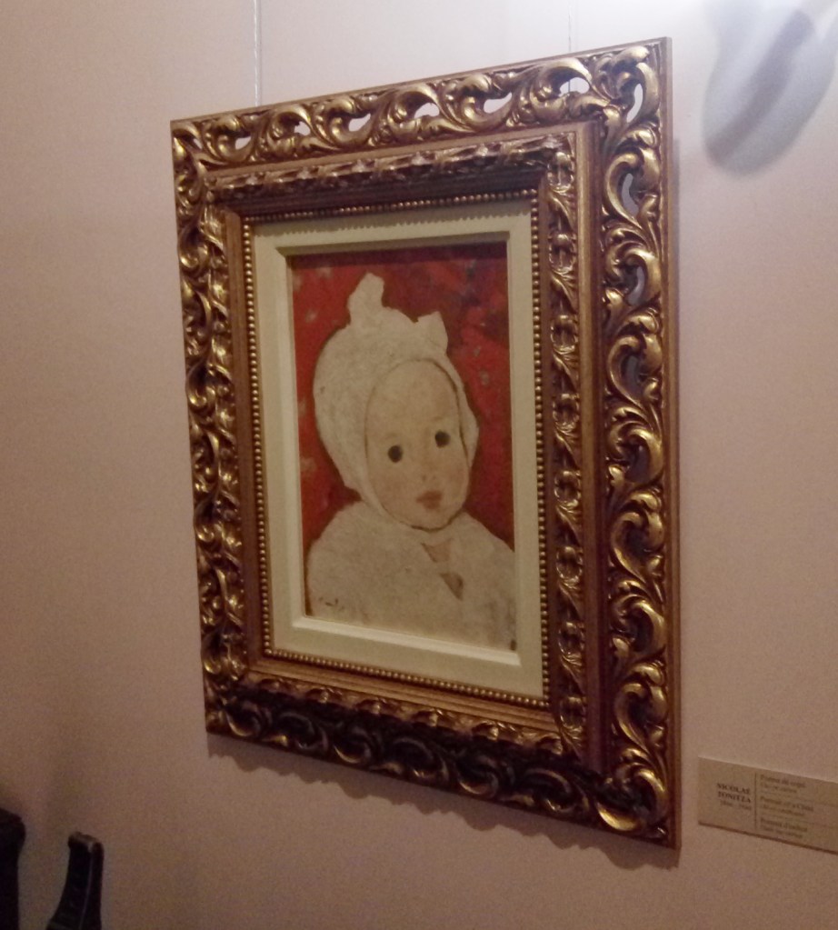 Portret de copil (Portrait of a Child), famous painting by Romanian modern artist Nicolae Tonitza