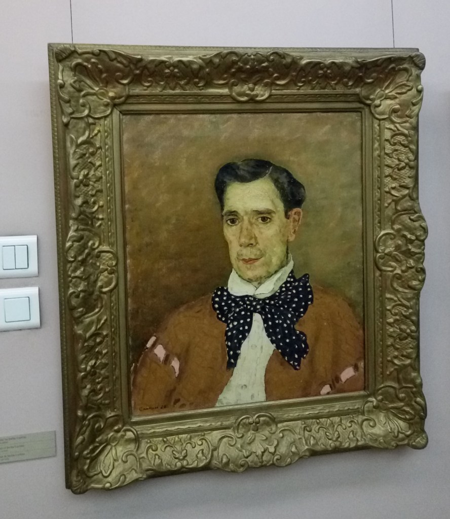 Portretul lui Stefan Luchian, painting by Traian Cornescu, Muzeul Zambaccian, Bucuresti